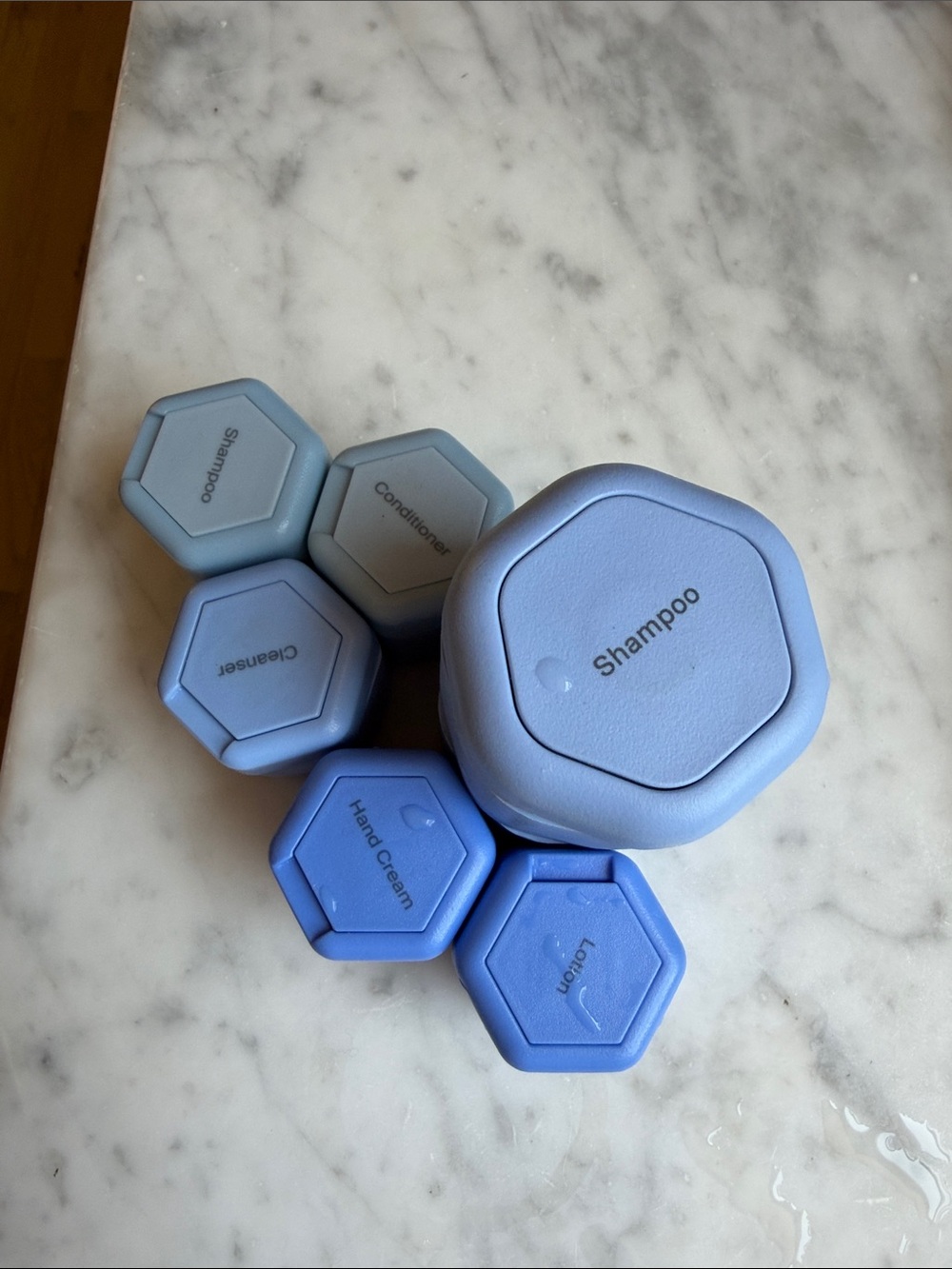 Cadence travel containers.